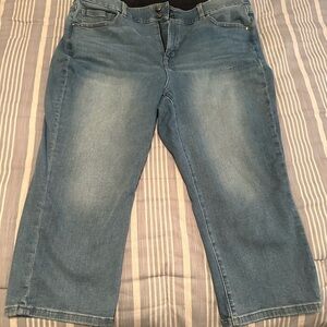 Lane Bryant plus size  Denim capris crop jeans